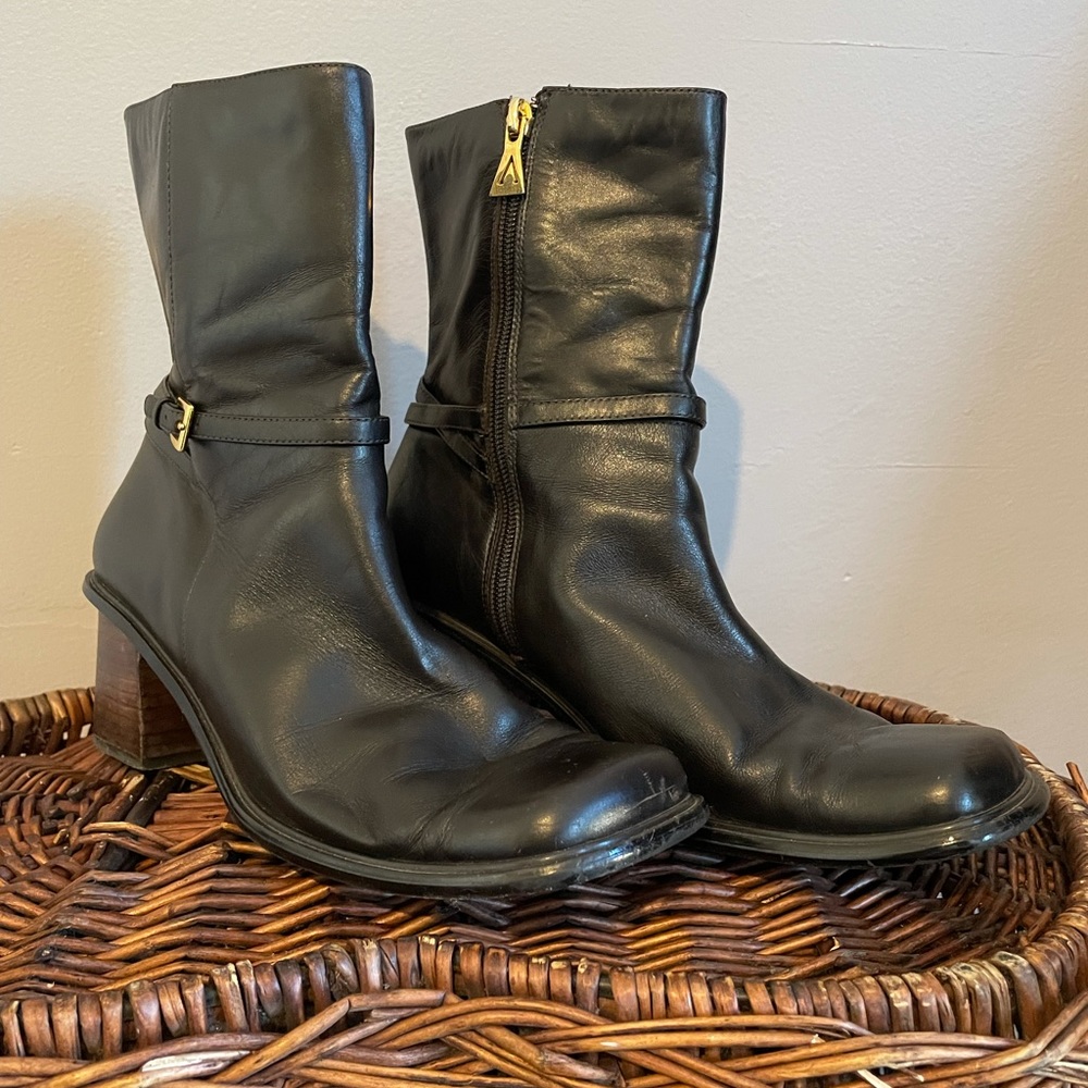 Anne Klein Ankle Square Toed Booties